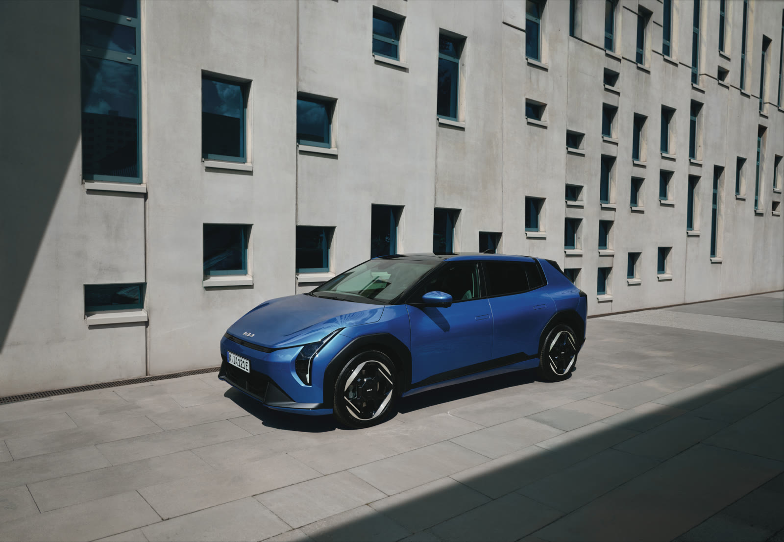 Kia EV4 elölnézetből