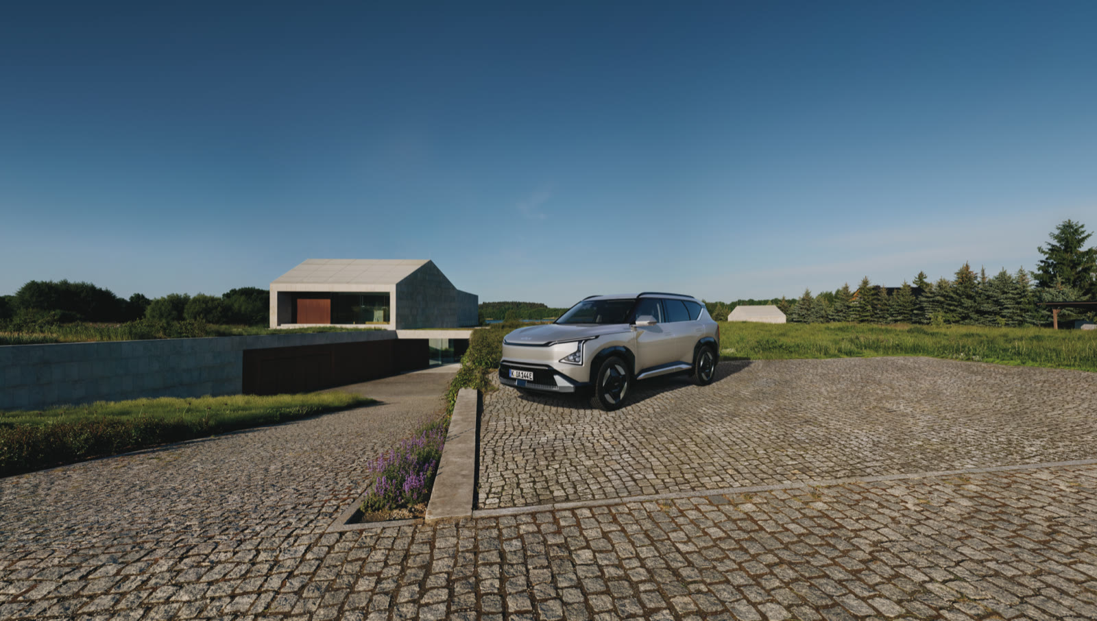 Kia EV5 elölnézetből