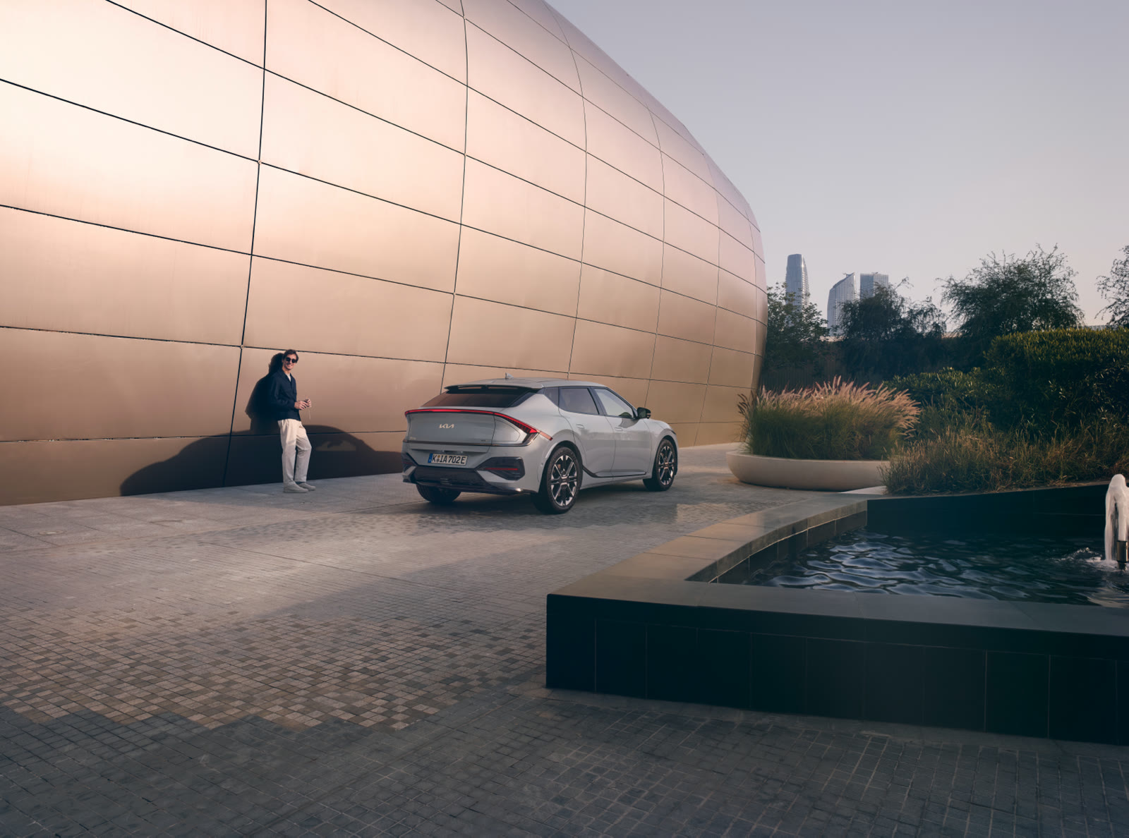 Kia EV6 hátulnézetből