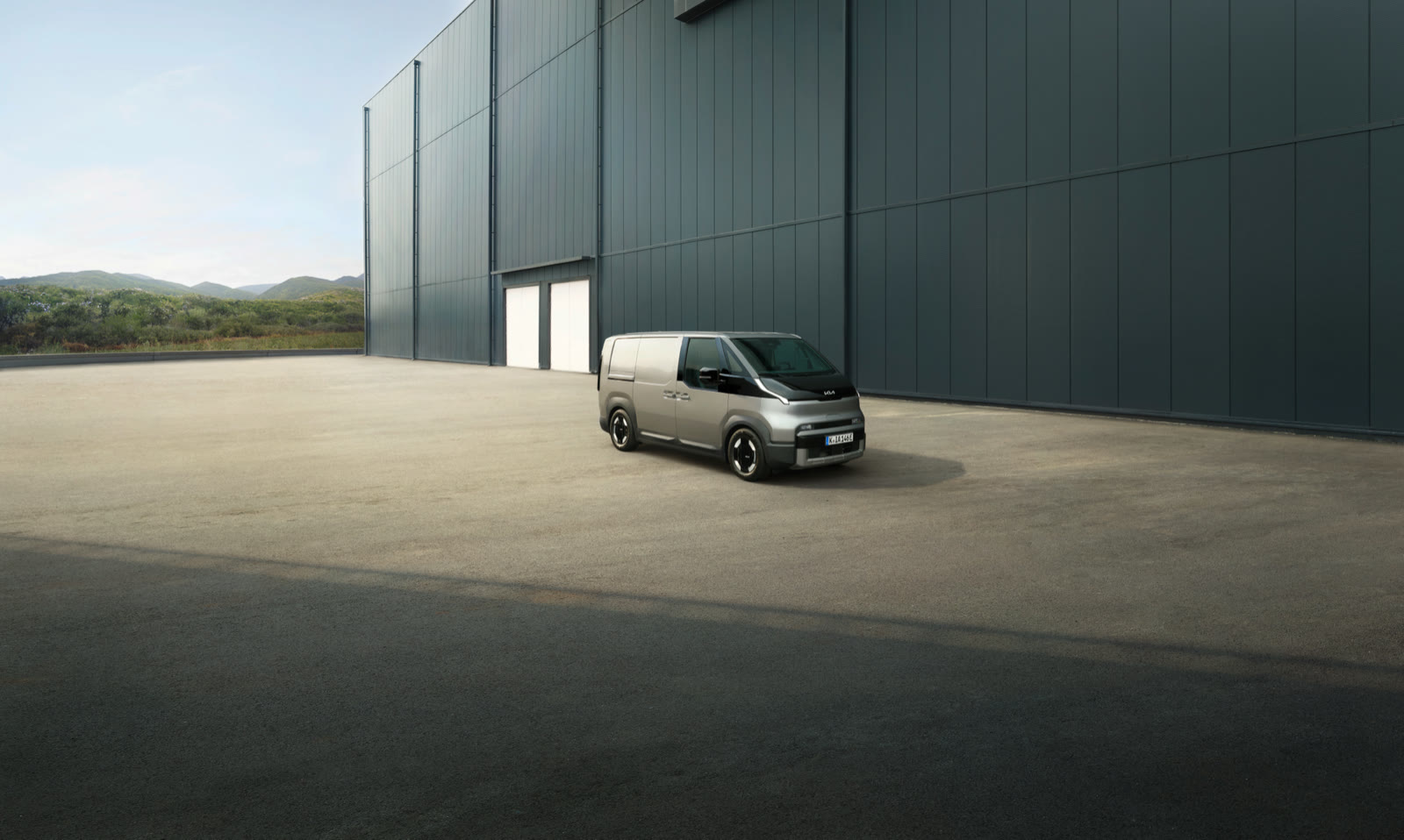 Kia PV5 Cargo elölnézetből