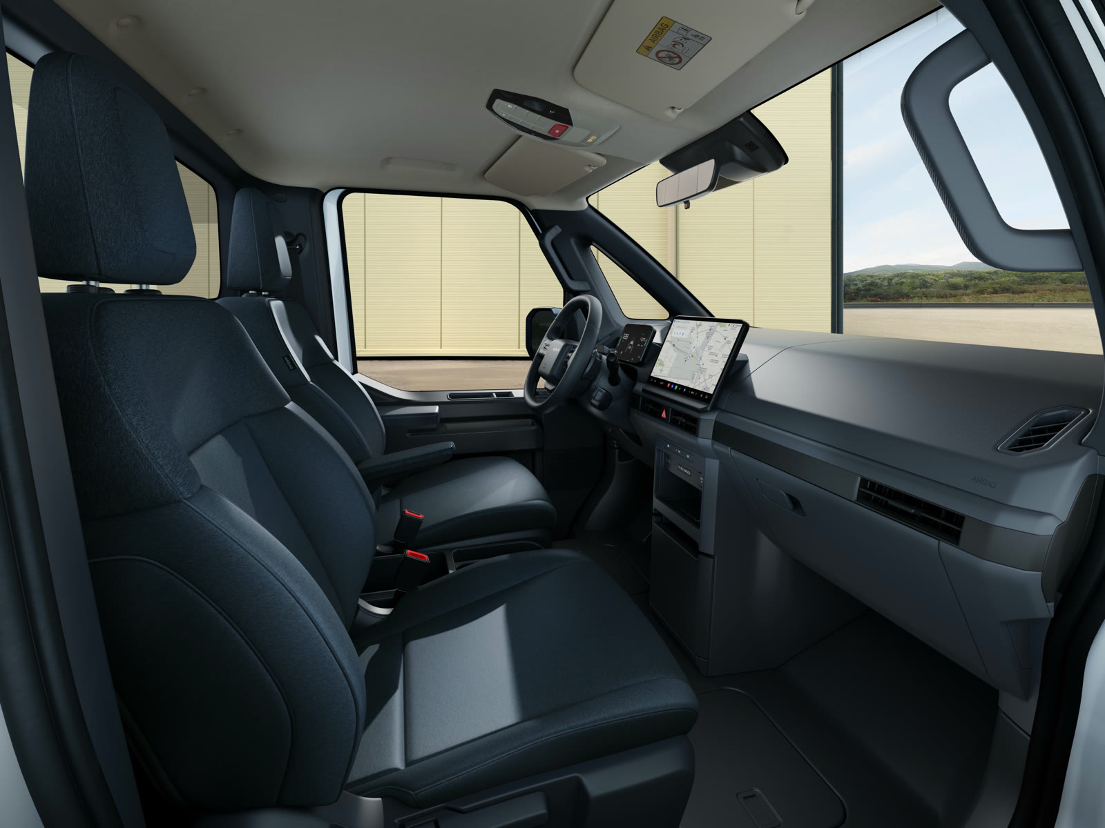 Kia PV5 Chassis Cab utastere