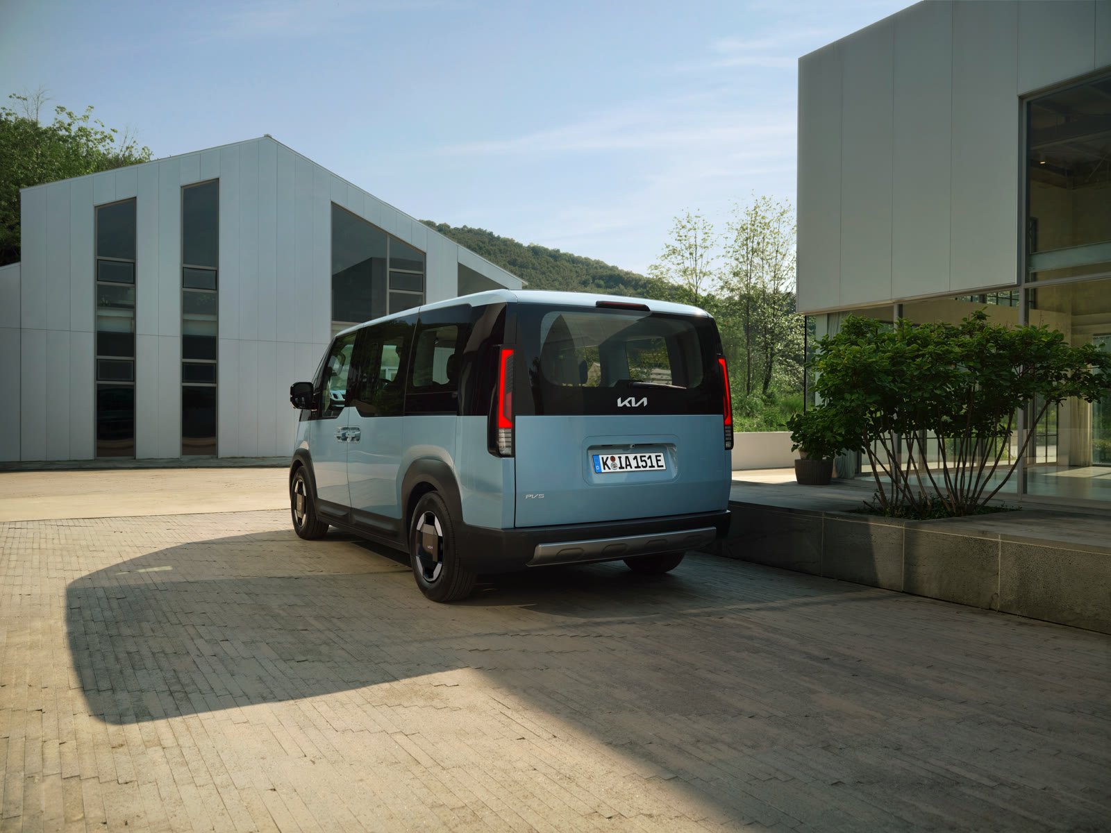 Kia PV5 Passenger hátulnézetből