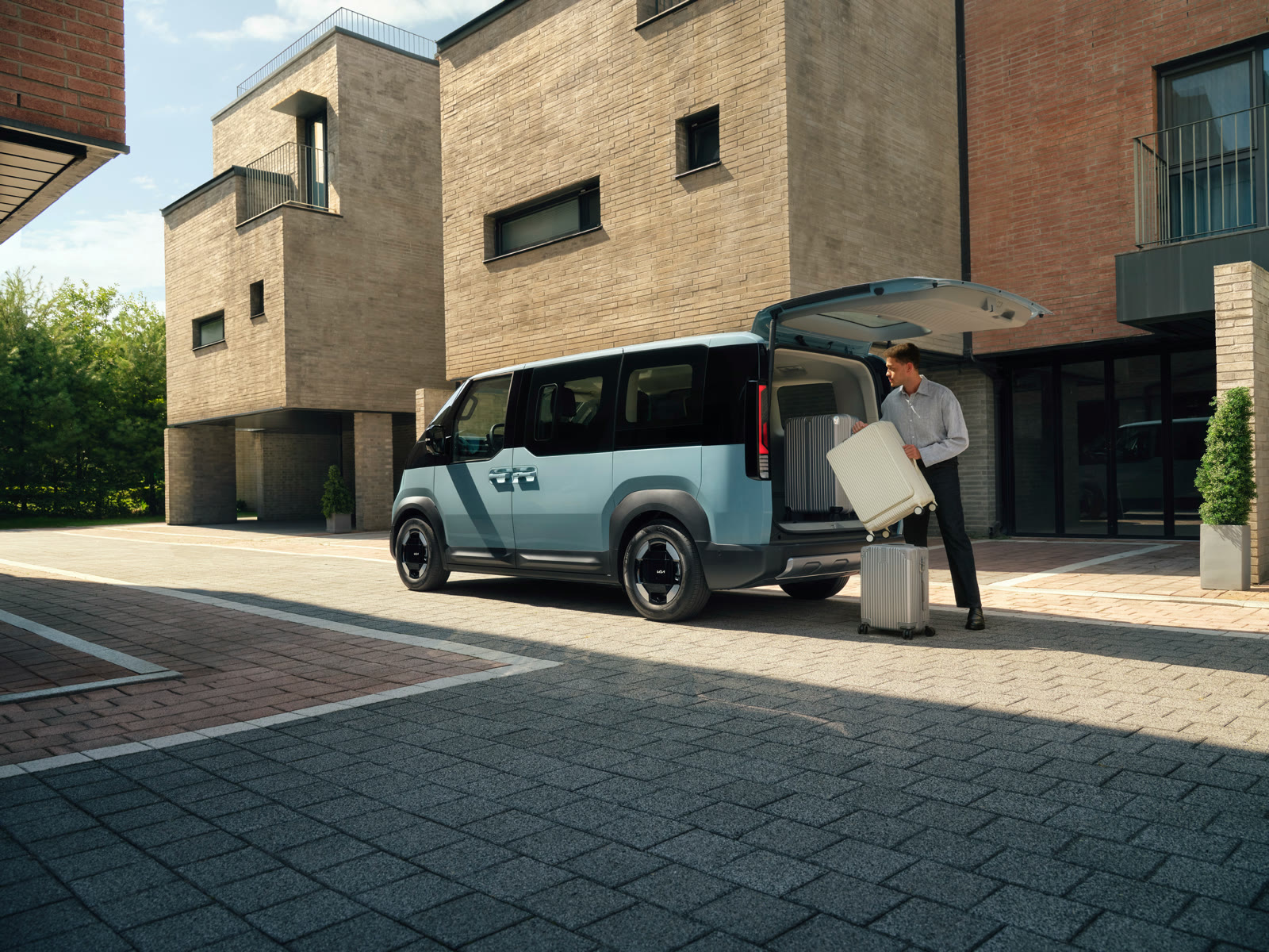 Kia PV5 Passenger hátulnézetből