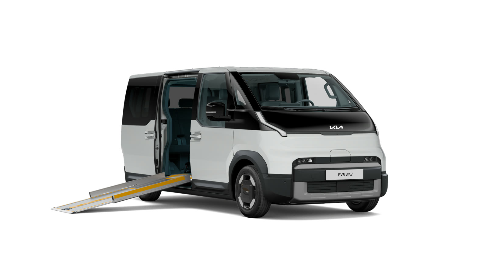 Kia PV5 WAV elölnézetből