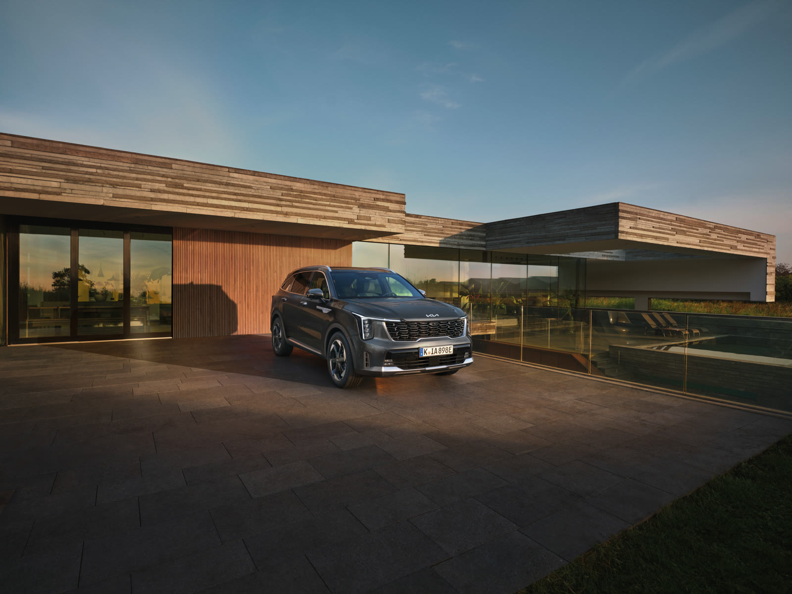 Kia Sorento Plug-in Hybrid elölnézetből